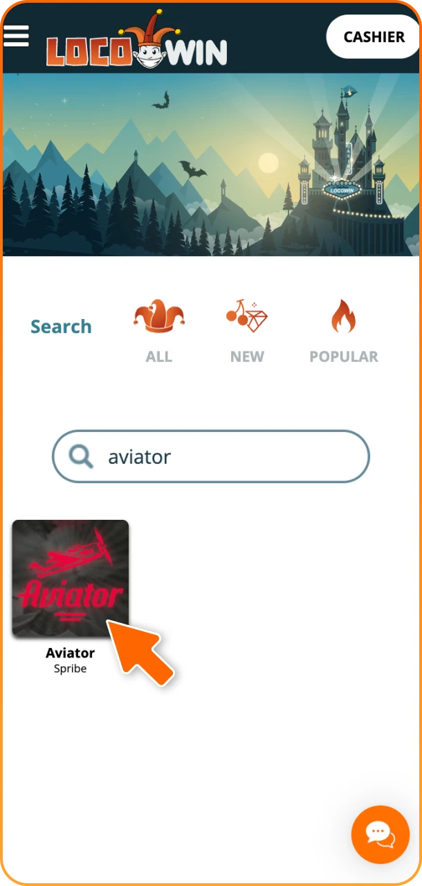 Start Aviator game and feel the rush at Locowin.