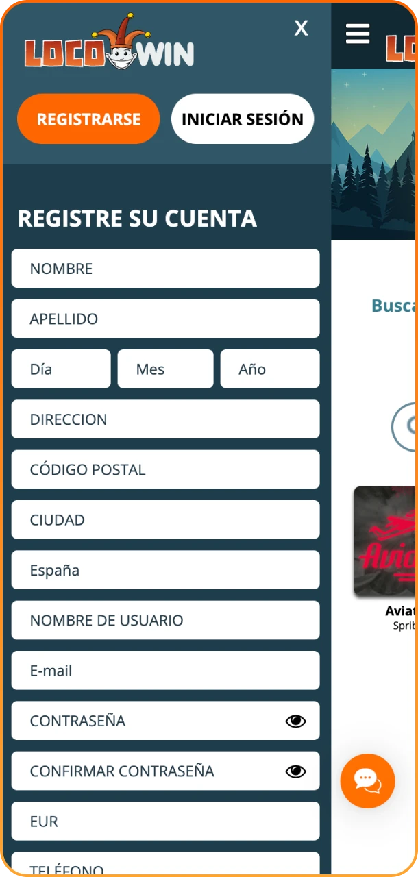 Registriere dich und spiele Aviator bei Locowin.