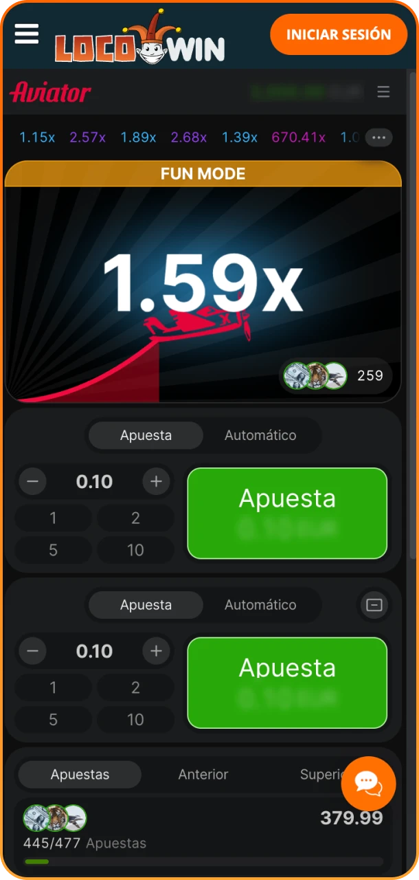 Erlebe das Aviator Spiel hautnah bei Locowin.